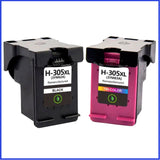Remanufactured HP 305XL High Capacity Ink Cartridges (Compatible Replacement)