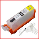 Refillable 520XL & 521XL Cartridges with ARC Chips for Canon Pixma