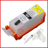 Refillable 520XL & 521XL Cartridges with ARC Chips for Canon Pixma