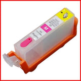 Refillable 520XL & 521XL Cartridges with ARC Chips for Canon Pixma