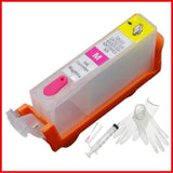 Refillable 520XL & 521XL Cartridges with ARC Chips for Canon Pixma