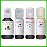 Compatible Ink Bottles for 102 Epson EcoTank (127/70ml)
