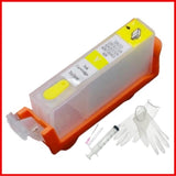 Refillable 520XL & 521XL Cartridges with ARC Chips for Canon Pixma