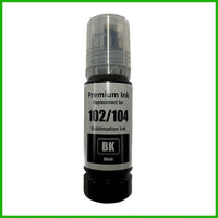 Sublimation Ink for 102 Epson EcoTank (70ml Bottles)