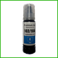 Sublimation Ink for 102 Epson EcoTank (70ml Bottles)