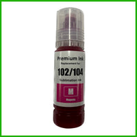 Sublimation Ink for 102 Epson EcoTank (70ml Bottles)
