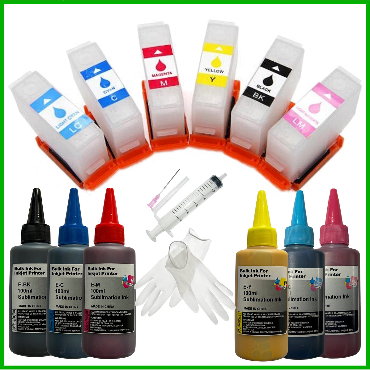 Sublimation Starter Kit - 378XL Cartridges with ARC Chip & Ink for Eps ...