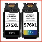 Remanufactured Canon 575XL / 576XL High Capacity Ink Cartridge (Compatible Replacement)