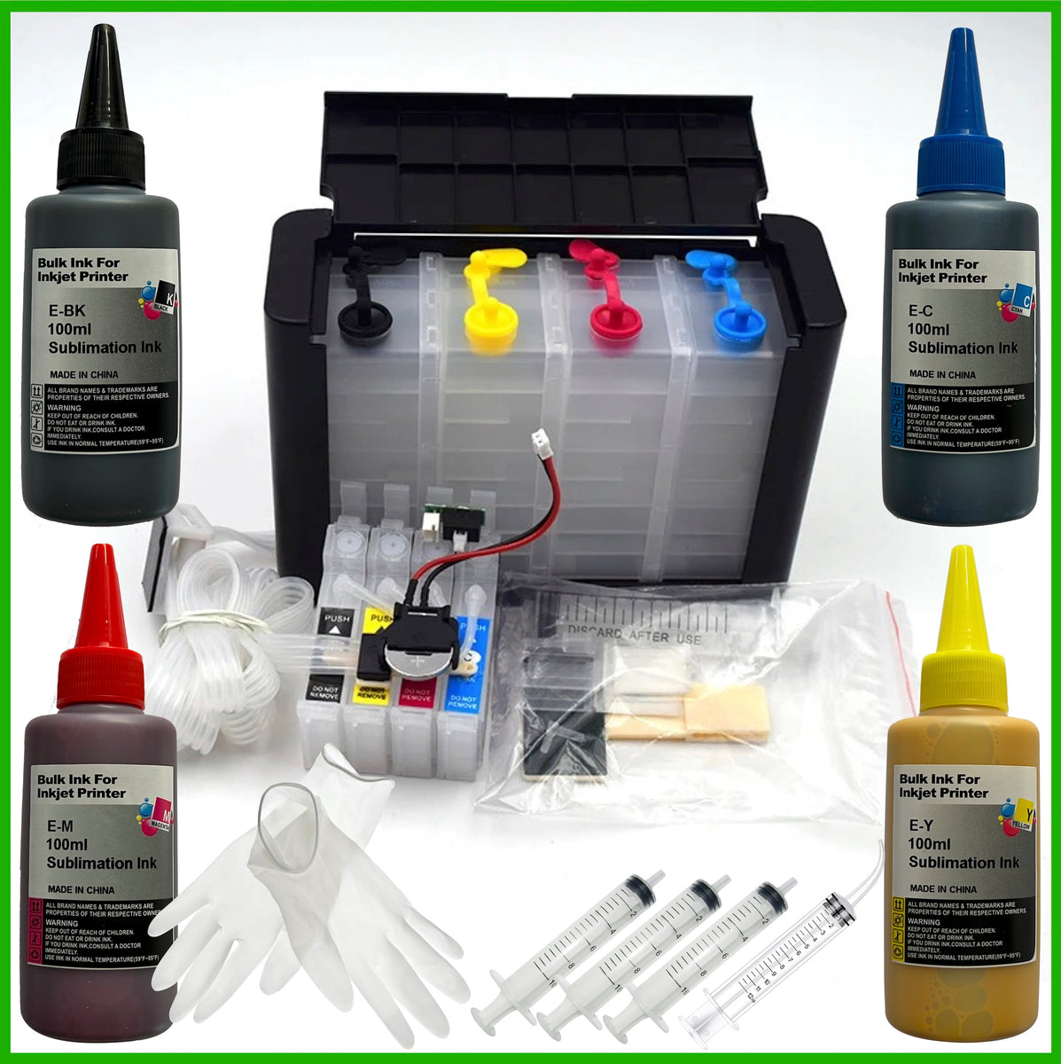 18XL CISS Sublimation Starter Kit For Epson Expression Home Printers ...