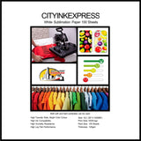 City Ink Express Sublimation Paper White A3 125GSM (100 Sheets)