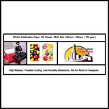 City Ink Express Sublimation Paper Mug Size 100GSM (100 Sheets)
