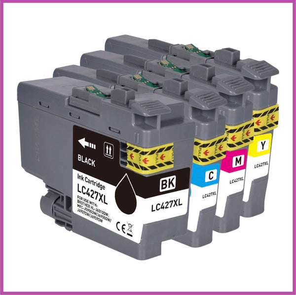 Compatible Brother 427XL Multipack Ink Cartridges BK/C/M/Y (Light Bulb)