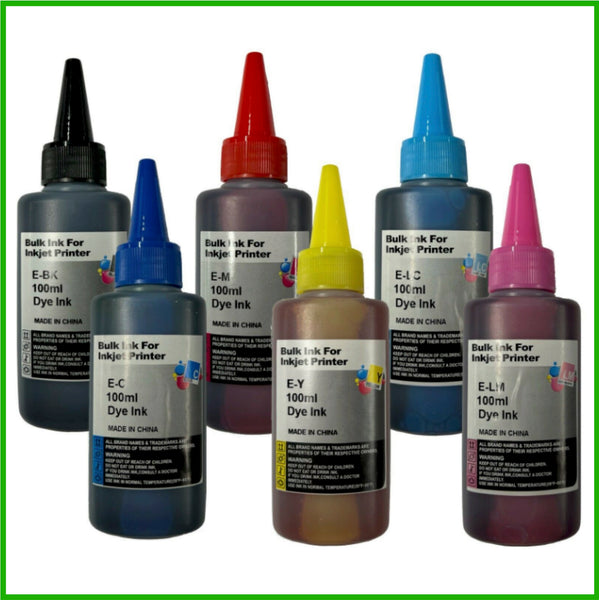 Clarion Ink Universal Refill Ink Bottles For Epson Printers (100ml) – 247.ink