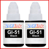 Compatible Ink Bottles for GI-51 Canon Pixma (135/70ml)