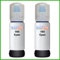 Compatible Ink Bottles for 102 Epson EcoTank (127/70ml)
