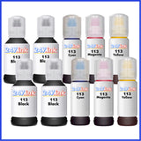 Compatible Ink Bottles for 113 Epson EcoTank (127/70ml)