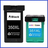 Remanufactured HP 350XL & 351XL High Capacity Ink Cartridges (Compatible Replacement)