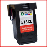 Remanufactured Canon 512 / 513 High Capacity Ink Cartridges (Compatible Replacement 510 / 511)