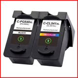 Remanufactured Canon 540XL / 541XL High Capacity Ink Cartridges (Compatible Replacement)