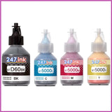 Compatible Multipack of Ink Bottles for Brother BTD60 & BT5000 (100ml/50ml)