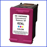 Remanufactured HP 62XL High Capacity Ink Cartridges (Compatible Replacement)