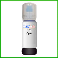 Compatible Ink Bottles for 102 Epson EcoTank (127/70ml)