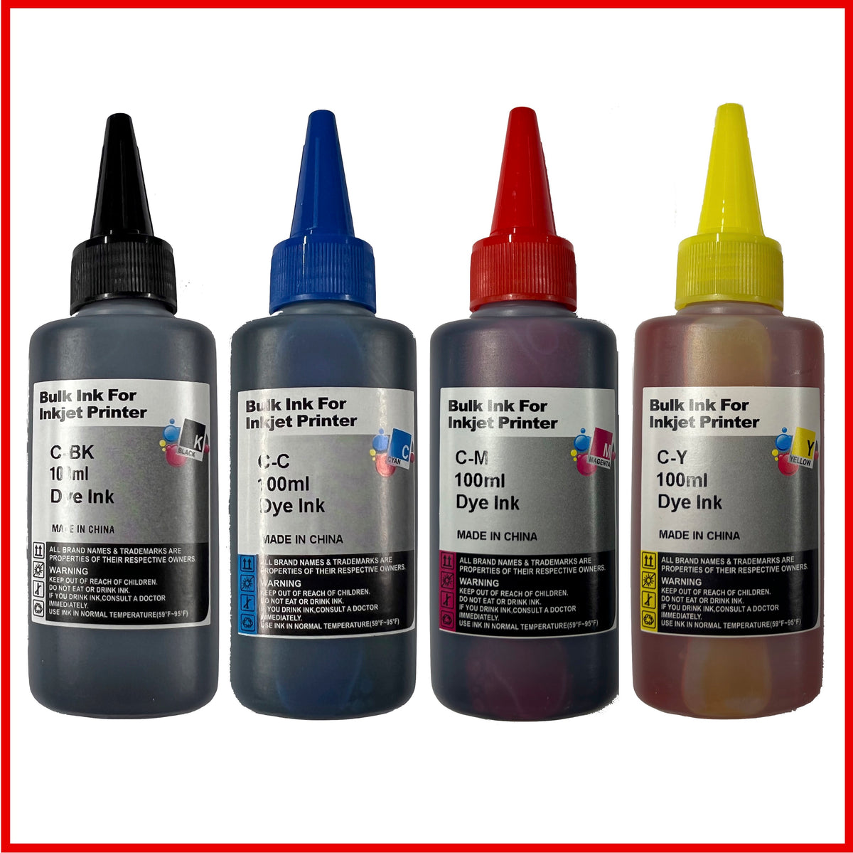 Universal Refill Ink Bottles For Canon Printers (100ml) – 247.ink